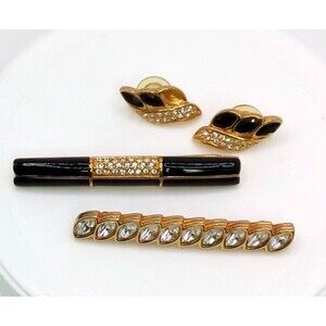 SWAROVSKI LOT: BROOCHES, EARRINGS